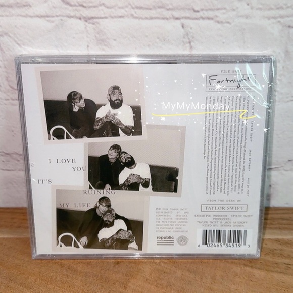 Taylor Swift Fortnight Feat Post Malone CD Single - Picture 2 of 3